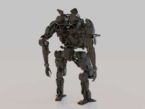 机器人 机甲战士 科幻机器人 机械战甲 战争机甲su模型