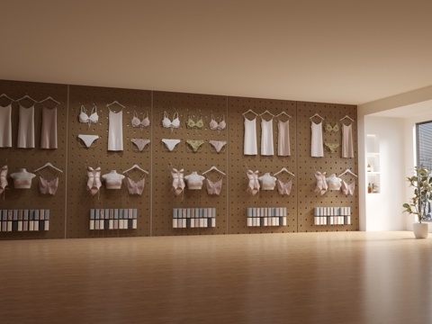  内衣展厅3d模型 