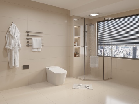  卫浴用品3d模型 