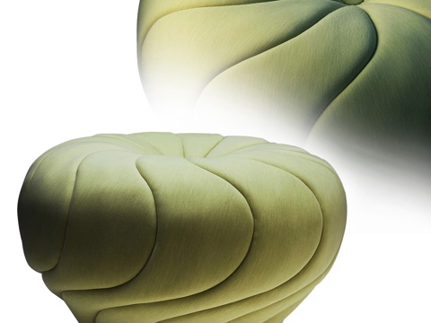 现代沙发凳 矮凳 梳妆凳su模型