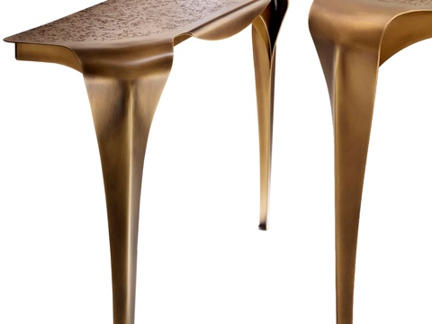 轻奢端景条案su模型