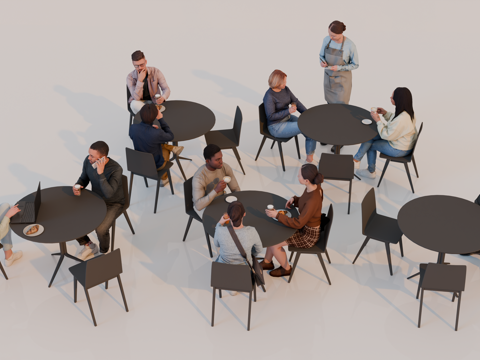 人物 多人 商务男女人物 人物组合 场景人物su模型