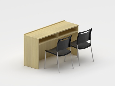 培训桌椅 条桌椅 会议桌椅 培训桌 培训椅 条桌 会议桌su模型