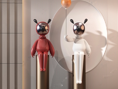 玩具 桌子 书籍 灯具 架子 小品 装饰品su模型