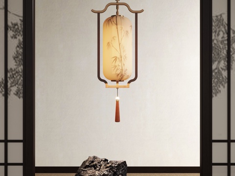 宋式吊灯 吊灯 装饰吊灯  小吊灯  艺术吊灯su模型