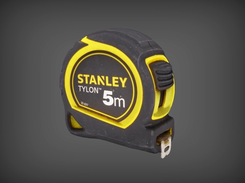  五金工具  卷尺  尺子  5米卷尺3d模型 