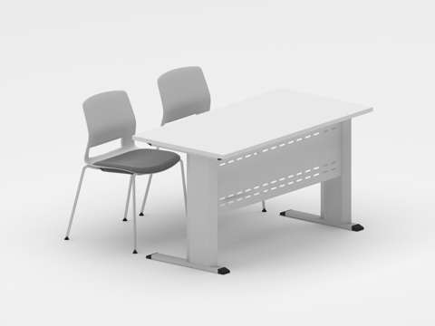 培训桌椅 培训桌 培训椅 条桌椅 办公桌椅 条桌 休闲椅su模型