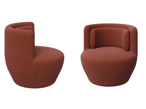  单人沙发椅子3d模型 