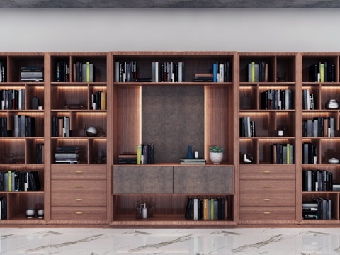  现代实木电视柜 组合电视柜3d模型 