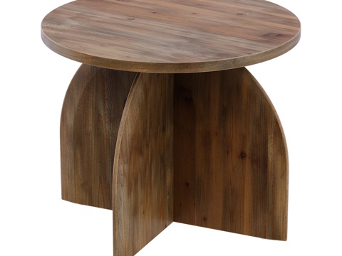  北欧简约茶几 茶几 简约茶几 客厅茶几 圆形茶几 木质茶几3d模型 