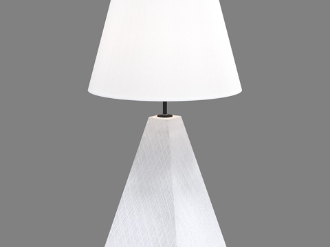  现代简约台灯 台灯 简约台灯 书房台灯 灯3d模型 