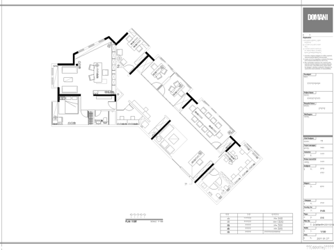 最新现代办公室施工图合集cad施工图