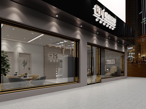  后现代美容院 现在大家多多支持3d模型 