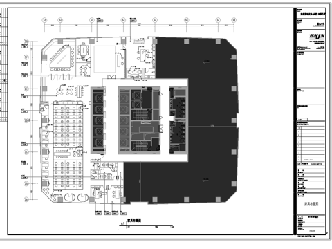  最新现代办公室施工图合集cad施工图 