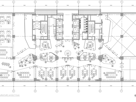 最新现代办公室施工图合集cad施工图