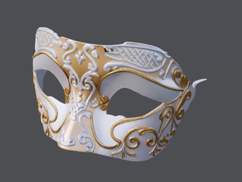 白金面具su模型