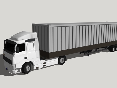 货车su模型