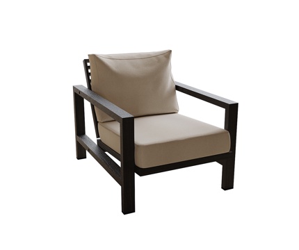 现代休闲椅 单椅su模型