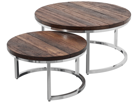  北欧简约茶几 茶几 简约茶几 客厅茶几 圆形茶几 木质茶几3d模型 