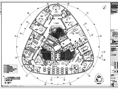最新办公室施工图合集cad施工图
