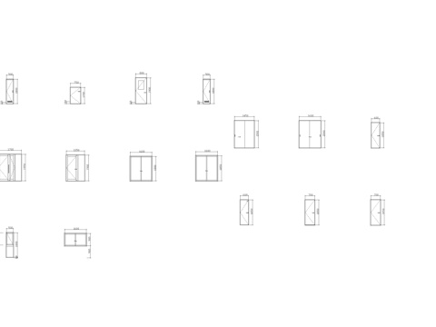 门窗户cad施工图