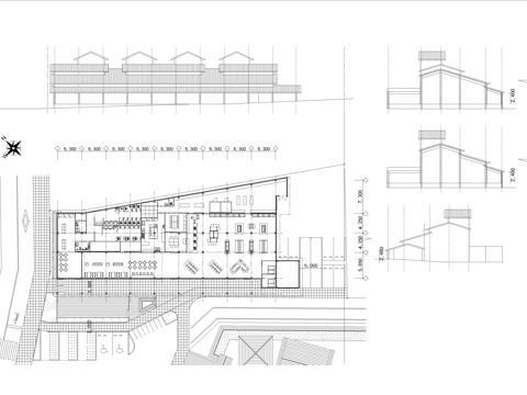 商场超市建筑图纸cad施工图