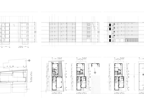 多层公寓住宅cad施工图