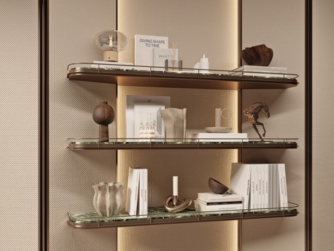  现代装饰品摆件3d模型 