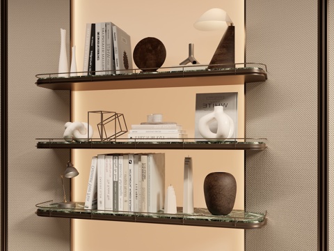  现代装饰品摆件3d模型 