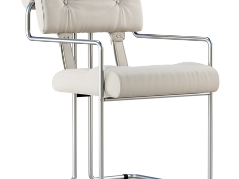 现代 包豪斯扶手椅 休闲椅 餐椅 书椅 土库曼椅su模型