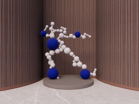 小物件 架子 摆件 装饰品 桌子su模型