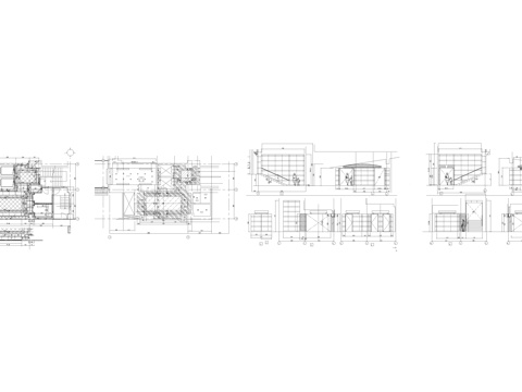 楼梯走廊cad施工图