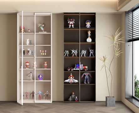 手办柜 摆件 手办 装饰摆件 玩偶su模型