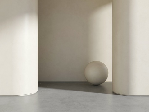 白色艺术漆 奶油风涂料 米色涂料 米色真石漆 涂料 硅藻泥墙su模型