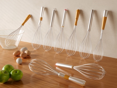  现代厨房用品 打蛋器 搅拌器3d模型 