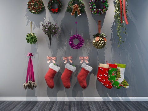  其它圣诞树 圣诞礼物 节日 装饰品 圣诞节3d模型 