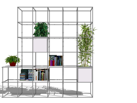 花镜 景观 室外造景 组团 植物su模型