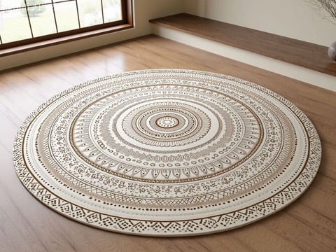 法式美式地毯su模型