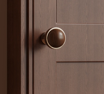 现代中古风拉手 门把手su模型