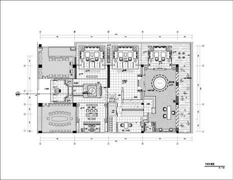 最新茶楼会所施工图合集cad施工图