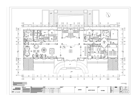 最新完整版会所施工图合集cad施工图