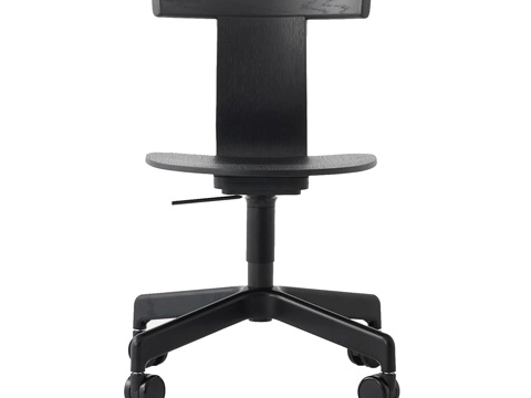 现代木质办公椅su模型