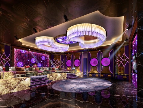  新古典3D模型 工装空间 休闲娱乐 KTV 奢华3d模型 