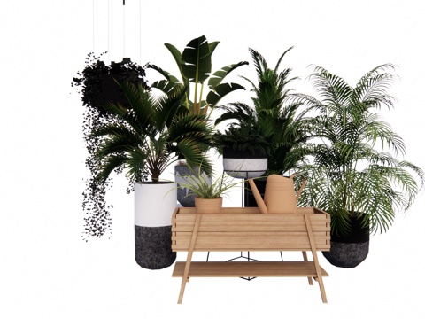 植物 灌木 组团 造景 室外造景 乔木su模型