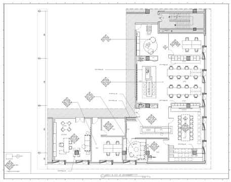 最新全套办公楼施工图合集cad施工图