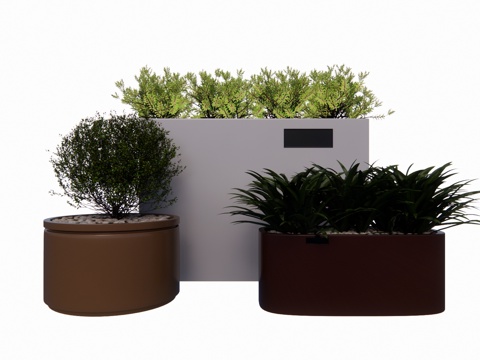 组团 景观 灌木 造景 室外造景 植物 室内造景su模型