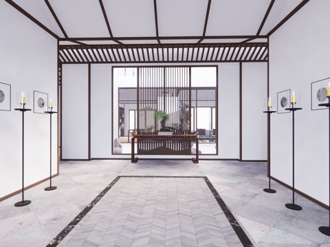 茶桌 茶台 家装 茶桌椅 茶几 茶具su模型