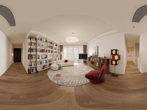  法式中古客餐厅全景 