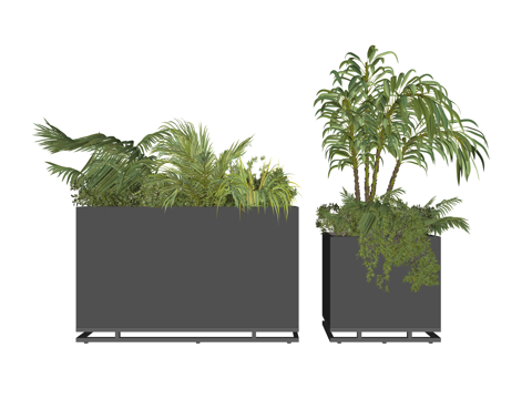 组团 景观 灌木 造景 室外造景 植物 室内造景su模型