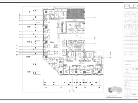 最新全套 棋牌室 施工图合集cad施工图